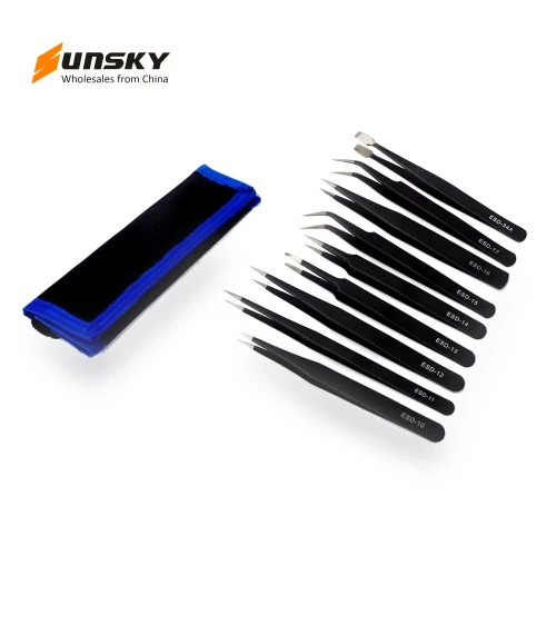 Metal Tweezers Repairing Disassemble Tool Kit — Industrial Tweezers, JIAFA