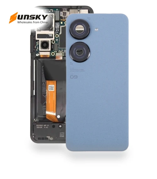 Original Battery Back Cover with Camera Lens Cover — Back Covers, Asus