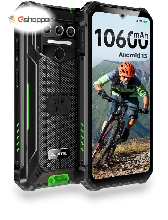 Outdoor Rugged Smartphone — Adventure & Sports Cameras, OUKITEL