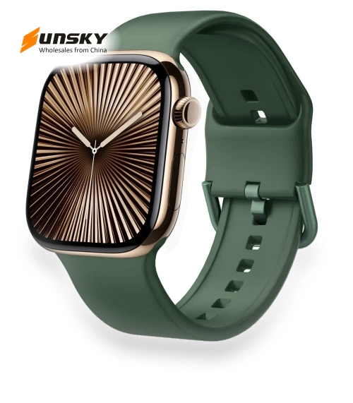 Pin Buckle Silicone Watch Band — Bands