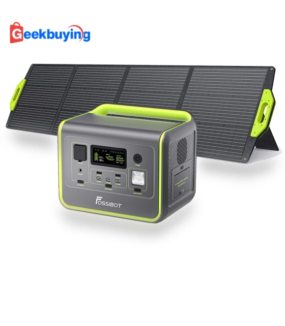 Portable Power Station with Foldable Solar Panel — Power Inverters, FOSSiBOT