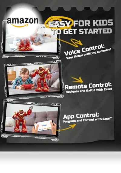 Programmable Dancing Robot with Voice and APP Control — Interactive Figures & Robots, Holyton