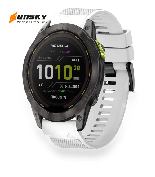 Quick Release 26mm Silicone Watch Band — Girls' Watch Straps, Garmin