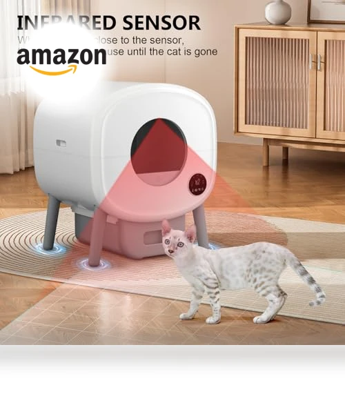 Self Cleaning Litter Box — Smart Pet Feeders, Cumrige