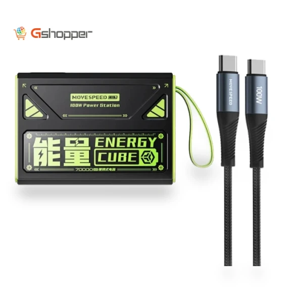 100W 70000mAh LED Display Power Bank — Battery Chargers, MOVESPEED