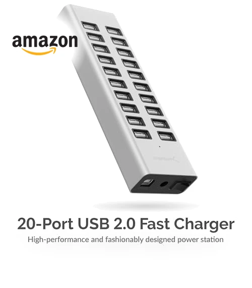 90W 20 Port USB 2.0 Fast Charger — Chargers, SABRENT
