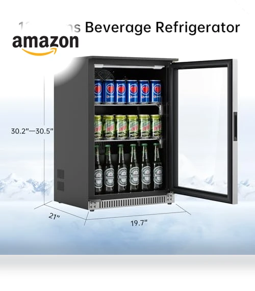 Built-in Beverage Refrigerator with Lock — Drink Coolers, Weili