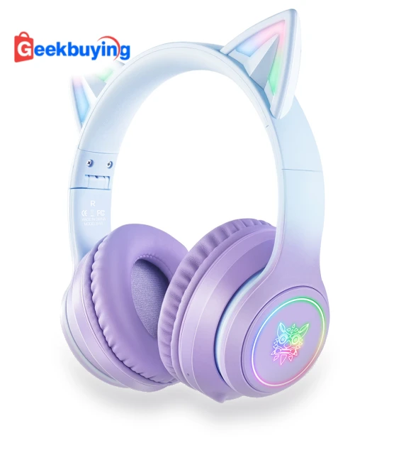 Cat Ear Wireless Bluetooth Headphones — On-Ear Headphones, ONIKUMA