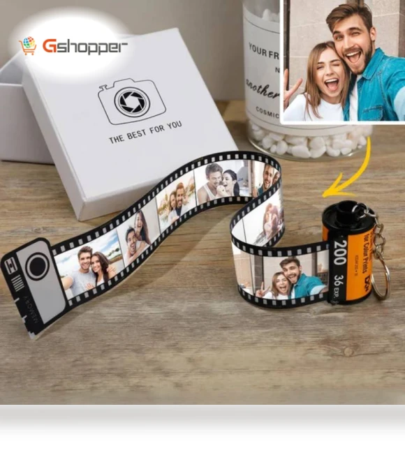 Colorful Camera Roll Keychain — Keychains & Keyrings