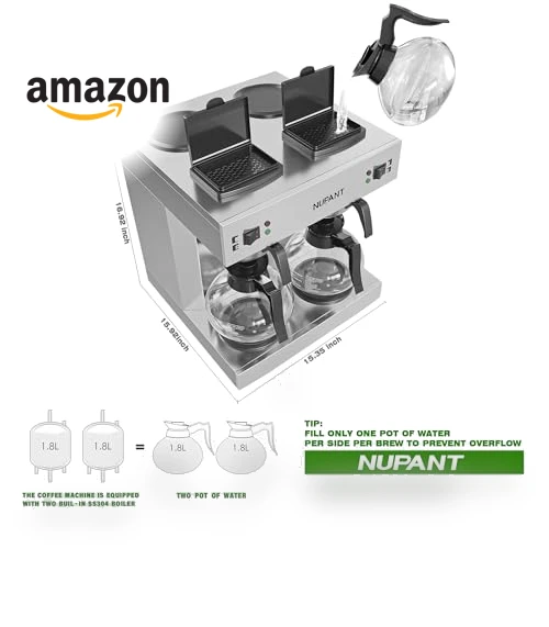 Commercial Dual Drip Coffee Maker — Coffee Makers, NUPANT