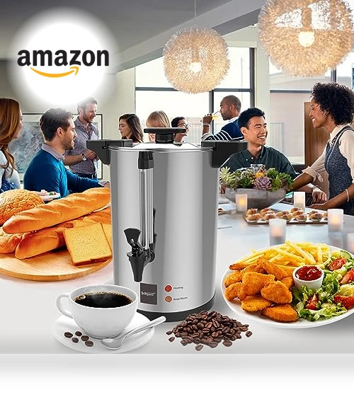 Commercial Grade Stainless Steel Coffee Urn — Urns, Valgus