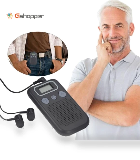 Digital Display Mobile Hearing Aid Sound Amplifier — Hearing Support