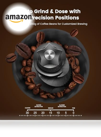 Espresso Machine with Grinder and Milk Frother — Semi-Automatic Espresso Machines, COWSAR