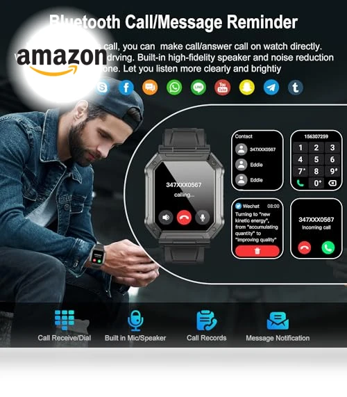 Fitness Tracker Smart Watch — Smartwatches, Kimeag