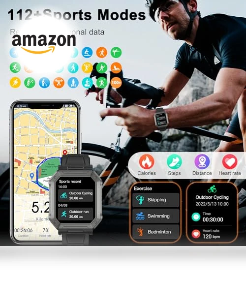 Fitness Tracker Smart Watch — Smartwatches, Kimeag