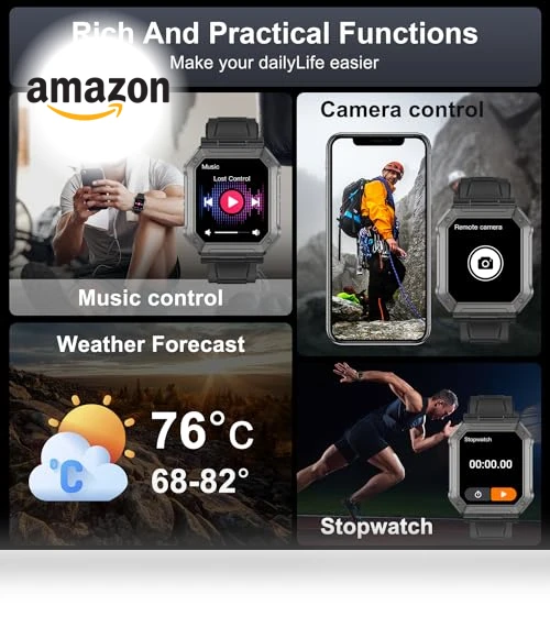 Fitness Tracker Smart Watch — Smartwatches, Kimeag