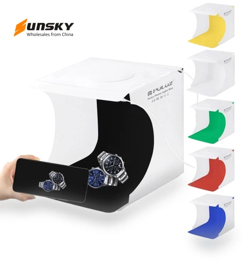 Folding Portable LED Light Photo Lighting Studio Shooting Tent Box Kit — Photography Lighting & Studio Equipment, PULUZ