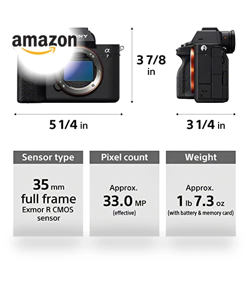 Full-frame Mirrorless Interchangeable Lens Camera with Zoom Lens Kit, Sony