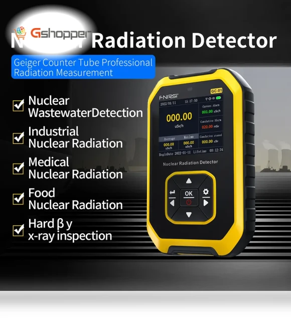 Geiger Counter, Nuclear Radiation Detector — Geiger Counters, FNIRSI