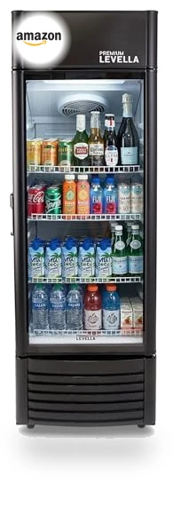 Glass Door Display Refrigerator — Mini Fridges, PremiumLevella