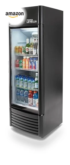 Glass Door Display Refrigerator — Mini Fridges, PremiumLevella