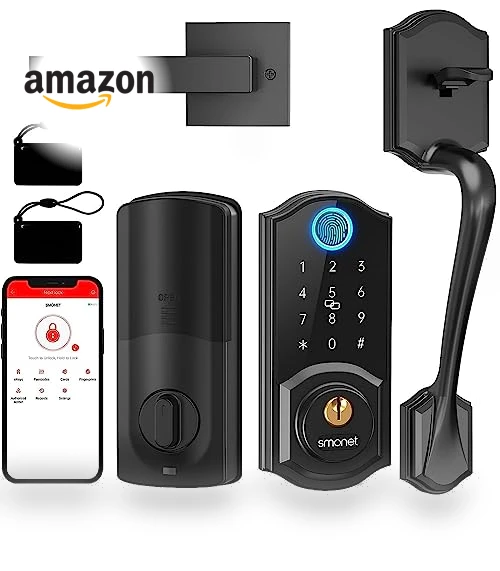 Keyless Entry Smart Lock with Handle — Smart Home Security, SMONET