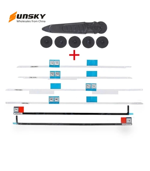 LCD Adhesive Stickers with Tool — Replacement Screens