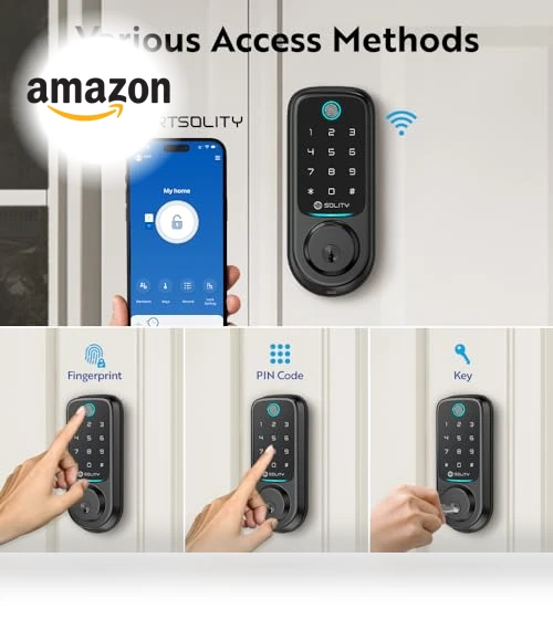 No-Hub Smart Digital Door Lock — Accessories, SOLITY