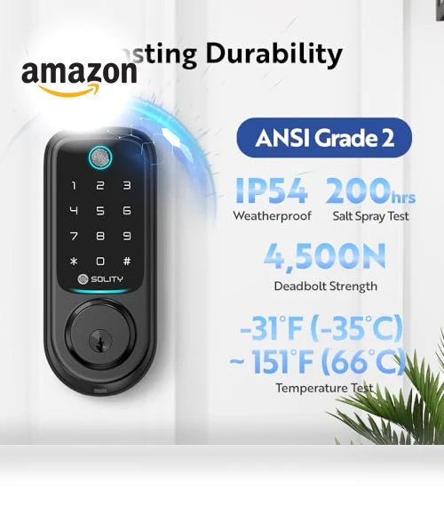 No-Hub Smart Digital Door Lock — Accessories, SOLITY