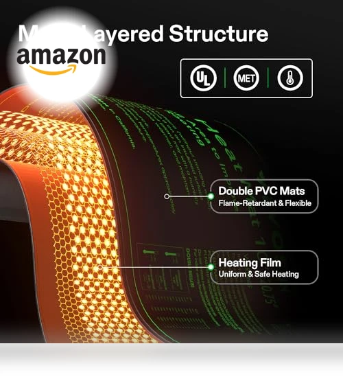 Seedling Heat Mat and Digital Thermostat Combo Set — Heating Mats, VIVOSUN