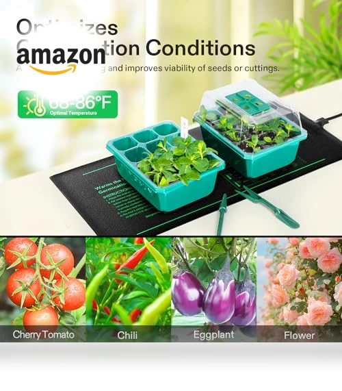 Seedling Heat Mat and Digital Thermostat Combo Set — Heating Mats, VIVOSUN
