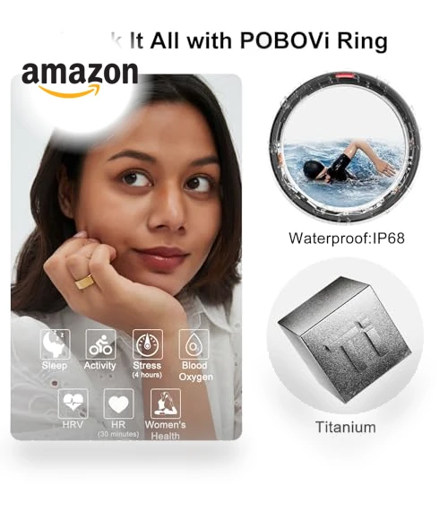 Smart Ring - Sleep/Stress/HR Tracker — Smart Rings, POBOVi