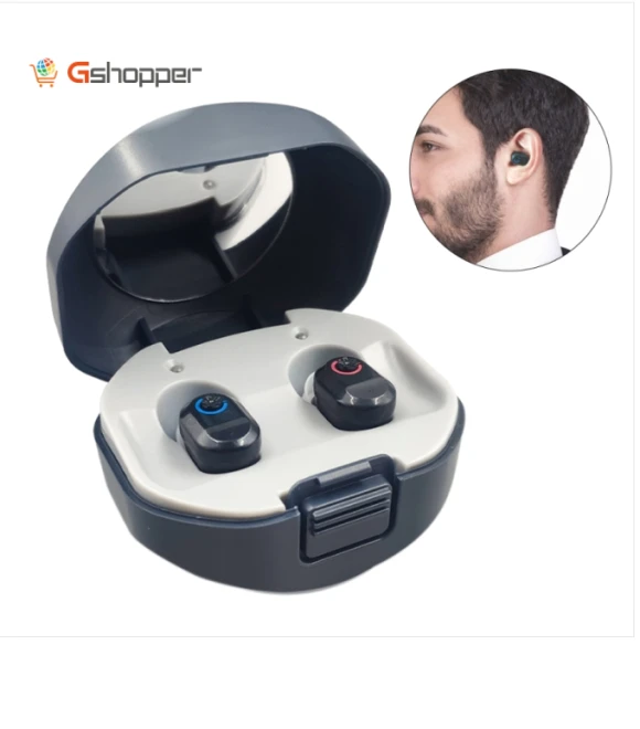 TWS Ear Sound Amplifier Hearing Aid with Charging Bay — Hearing Support