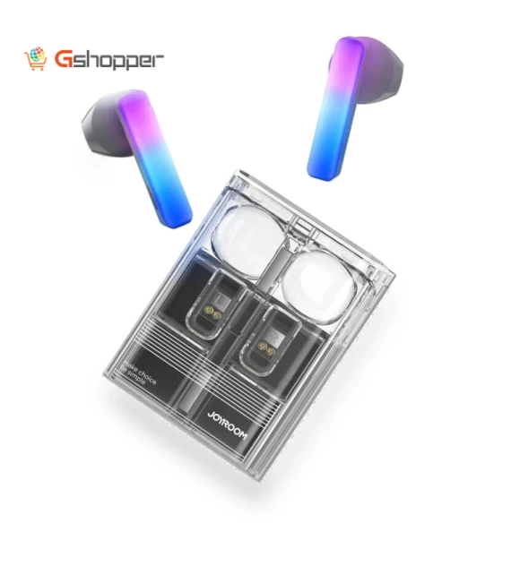 TWS Earbuds Bluetooth Earphone with Cool LED Light — In-Ear Headphones, JOYROOM