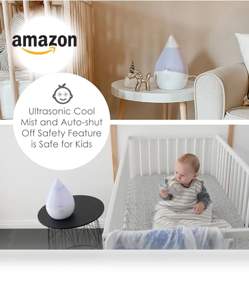 Ultrasonic Small Air Humidifier — Air Moisture Control, Crane