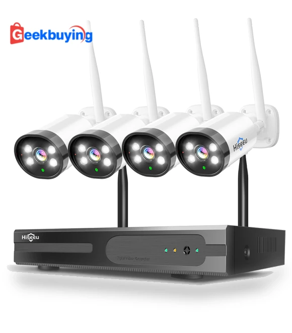 WiFi Security Camera System Kit — Security Cameras, Hiseeu