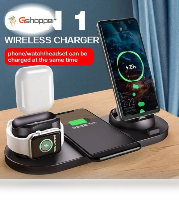 Wireless Charger 6 in 1 — Chargers, Zenez