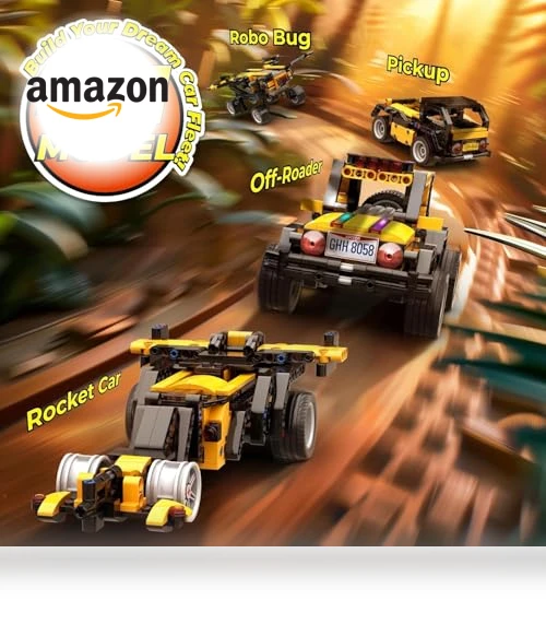 4-in-1 Robot Building Kit — Interactive Figures & Robots, Apitor