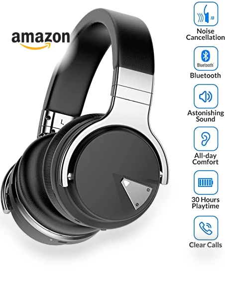 Active Noise Cancelling Headphones — Over-Ear Headphones, Silensys