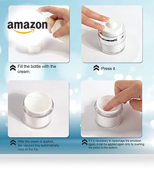 Air Pump Container for Cream — Travel Bottles, Mluchee