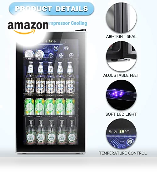 Beverage Refrigerator Cooler — Drink Coolers, Antarctic Star