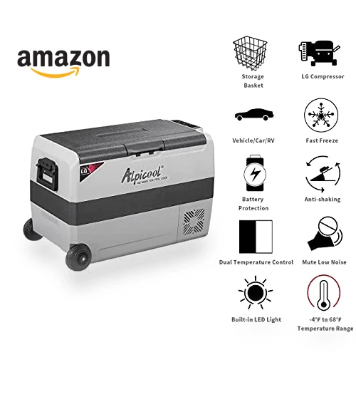 Dual Temperature Control 12 Volt Refrigerator — Mini Fridges, Alpicool