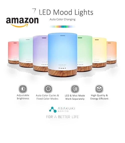Essential Oil Diffuser with Humidifier — Diffusers, ASAKUKI