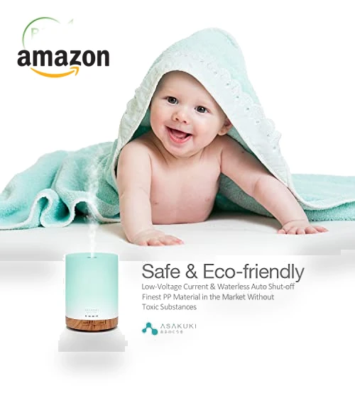 Essential Oil Diffuser with Humidifier — Diffusers, ASAKUKI
