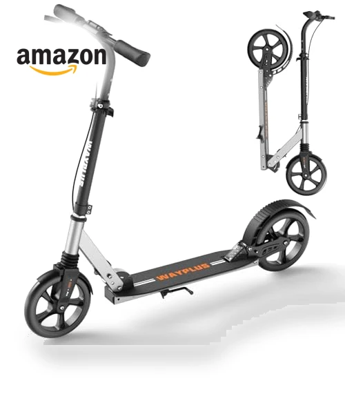 Foldable Kick Scooter with Big Wheels — Push Scooters, WAYPLUS