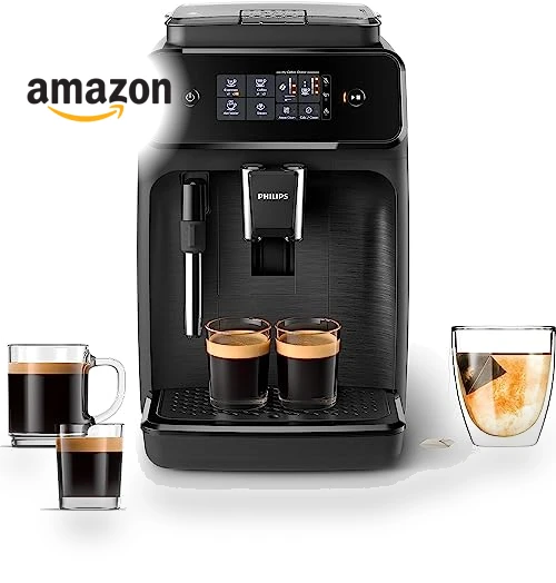Fully Automatic Espresso Machine with Milk Frother — Electric Blade Coffee Grinders, Philips