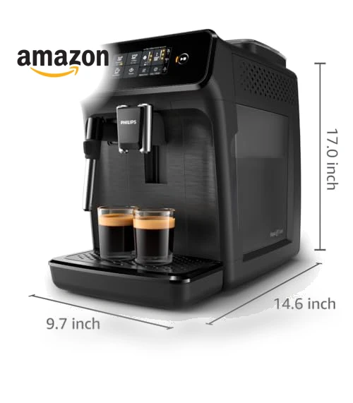 Fully Automatic Espresso Machine with Milk Frother — Electric Blade Coffee Grinders, Philips
