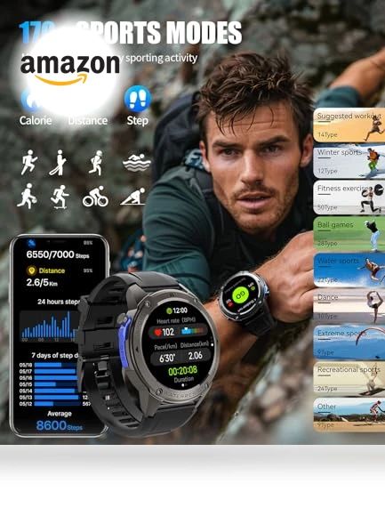 GPS Military Smart Watch — Smartwatches, LIGE
