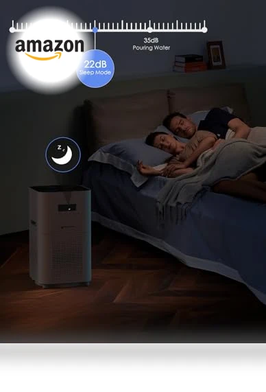 Large Room Air Purifier with H14 True HEPA Filter — Electrostatic Air Purifiers, DAYETTE