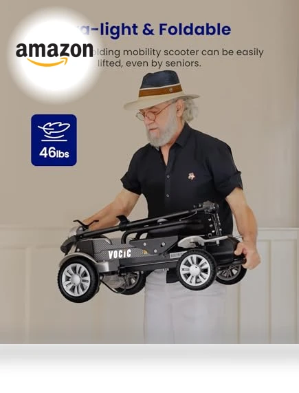 Lightweight Electric Scooter with Seat — Mobility Scooters, VOCIC